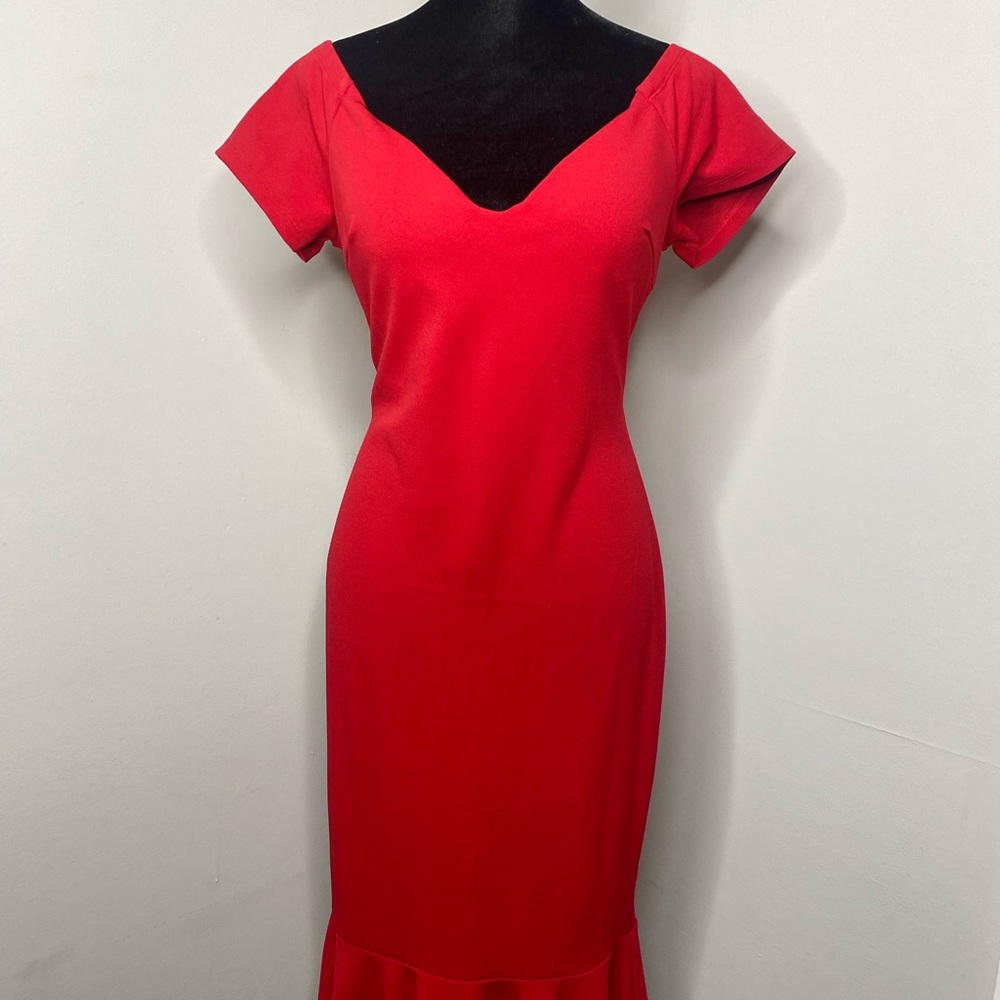 Red dress